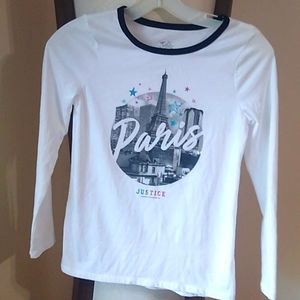 Size 10 Justice Paris 🗼 shirt